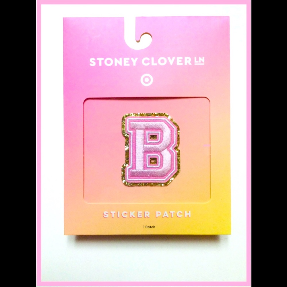 STONEY CLOVER LANE x TARGET LETTER STICKER PATCH B